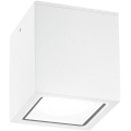Ideal Lux - наружный точечный светильник TECHO 1xGU10/20Вт/230В 9x9 см IP54 белый